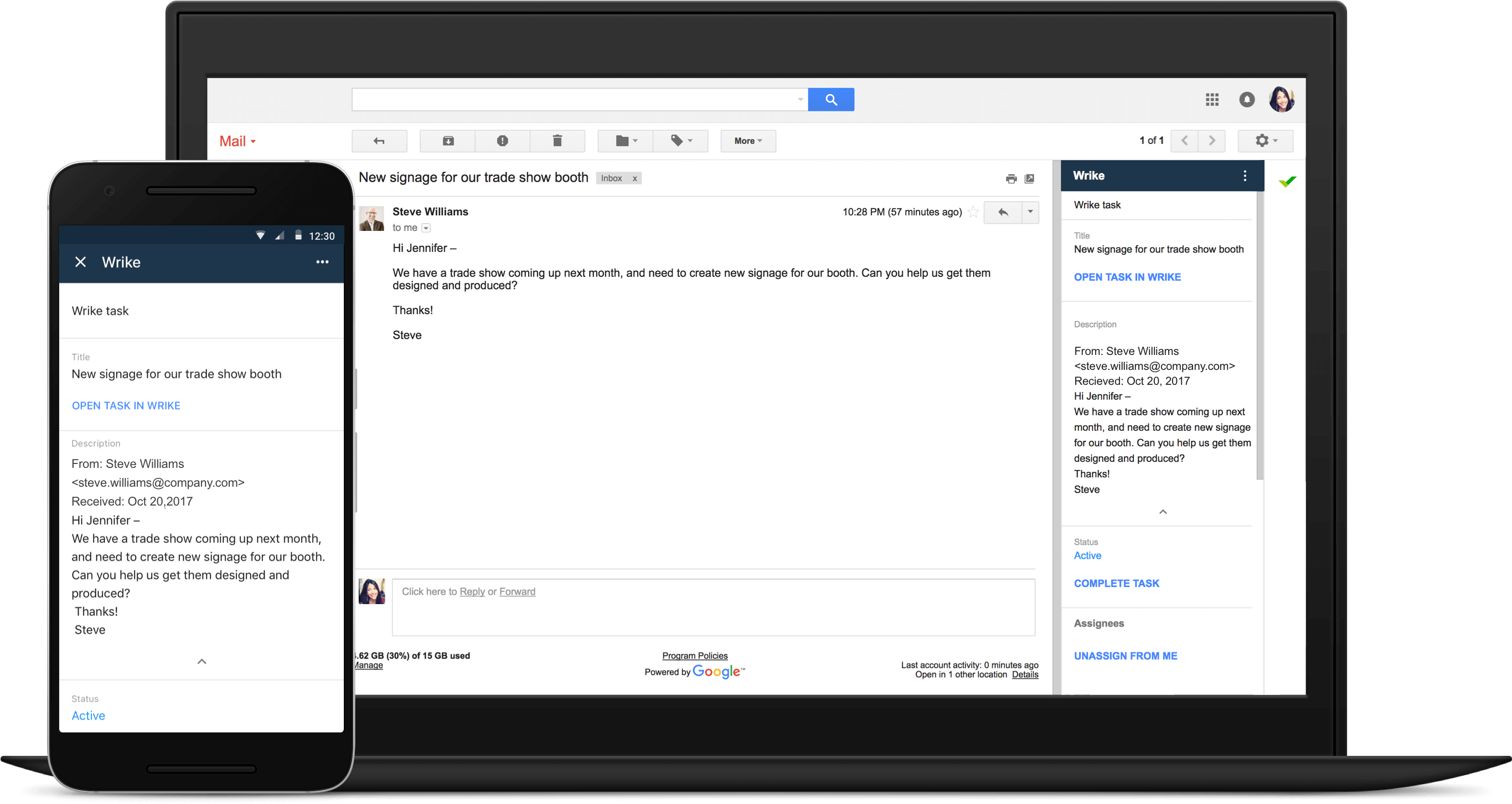 Gmail On Web - Computer Icon (2732x1476), Png Download