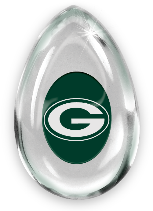 Greenbay Packers Lucky Cheering Stone $8 - Emblem (500x703), Png Download