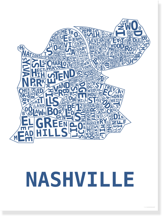 Nashville Hood Print - Poster (800x800), Png Download