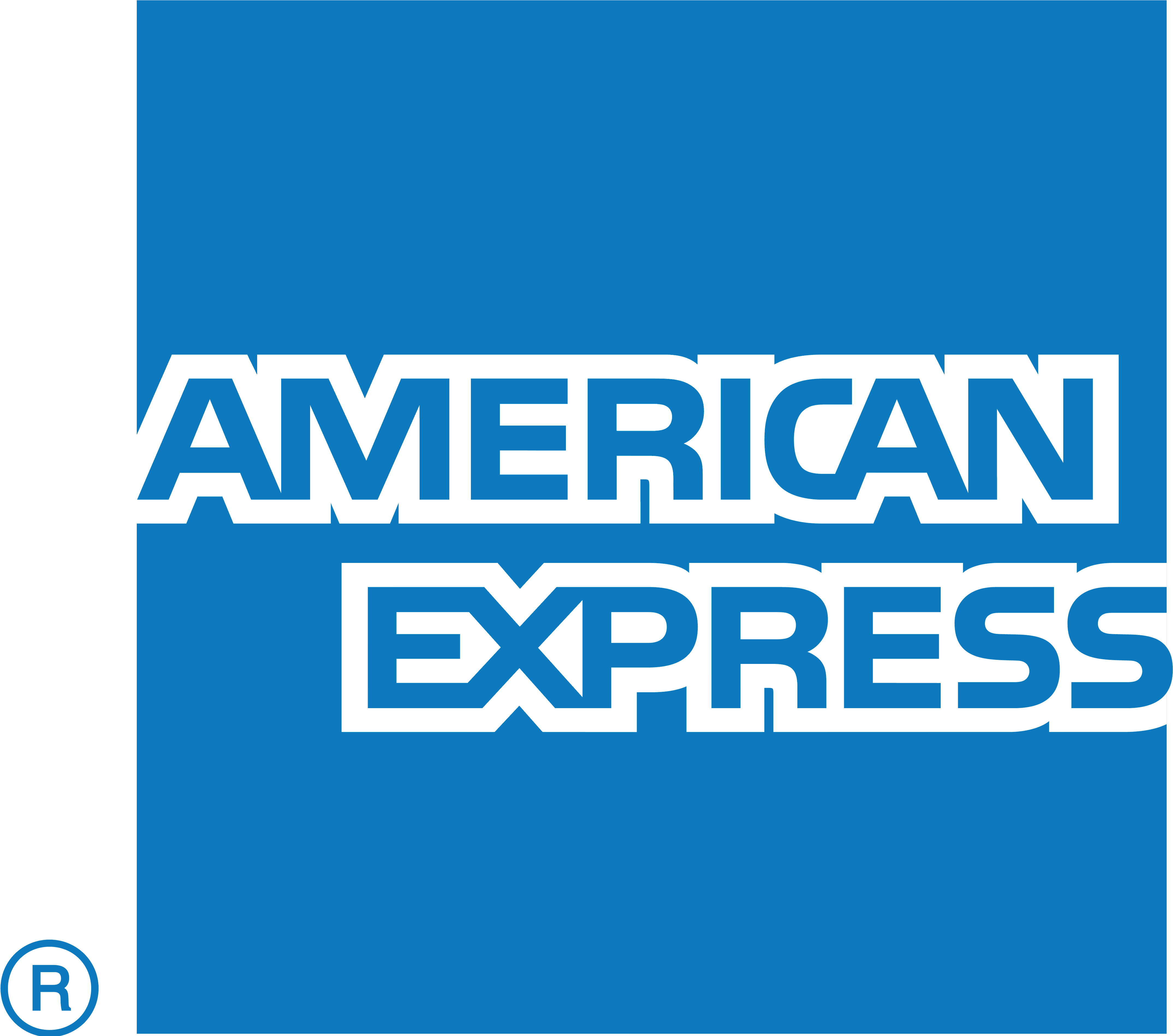 American Express Logo, Blue, One Color - American Express Logo Solid (4600x3800), Png Download