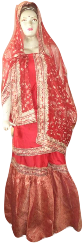A Carefully Tailored Range Of Ghararas And Lehengas - Costume (600x800), Png Download
