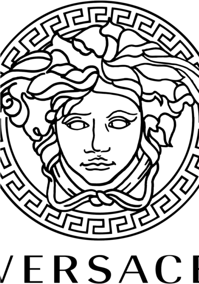Download Wallpaper Versace - Logo Versace (640x960), Png Download