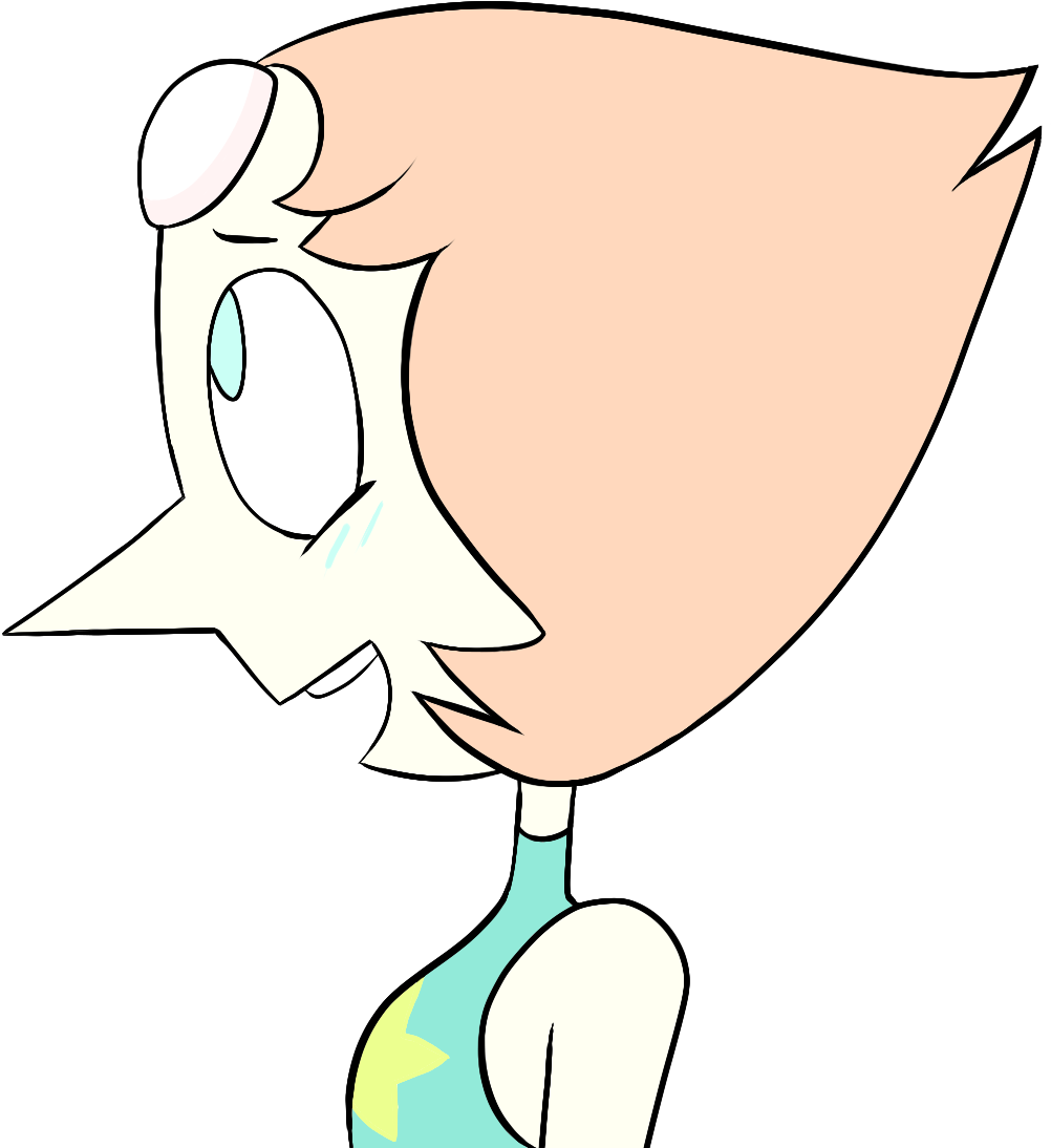 Pearl Side Practice By Kyuubicore Pearl Side Practice - Pearl Steven Universe Side View (1002x1094), Png Download
