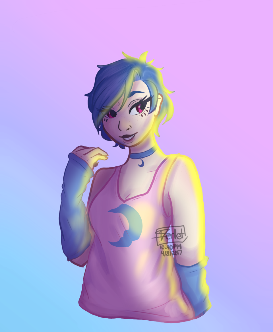 Pastel Goth Reborn - Cartoon (960x1167), Png Download