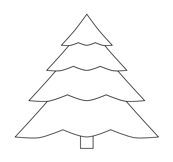 Christmas Tree (600x570), Png Download