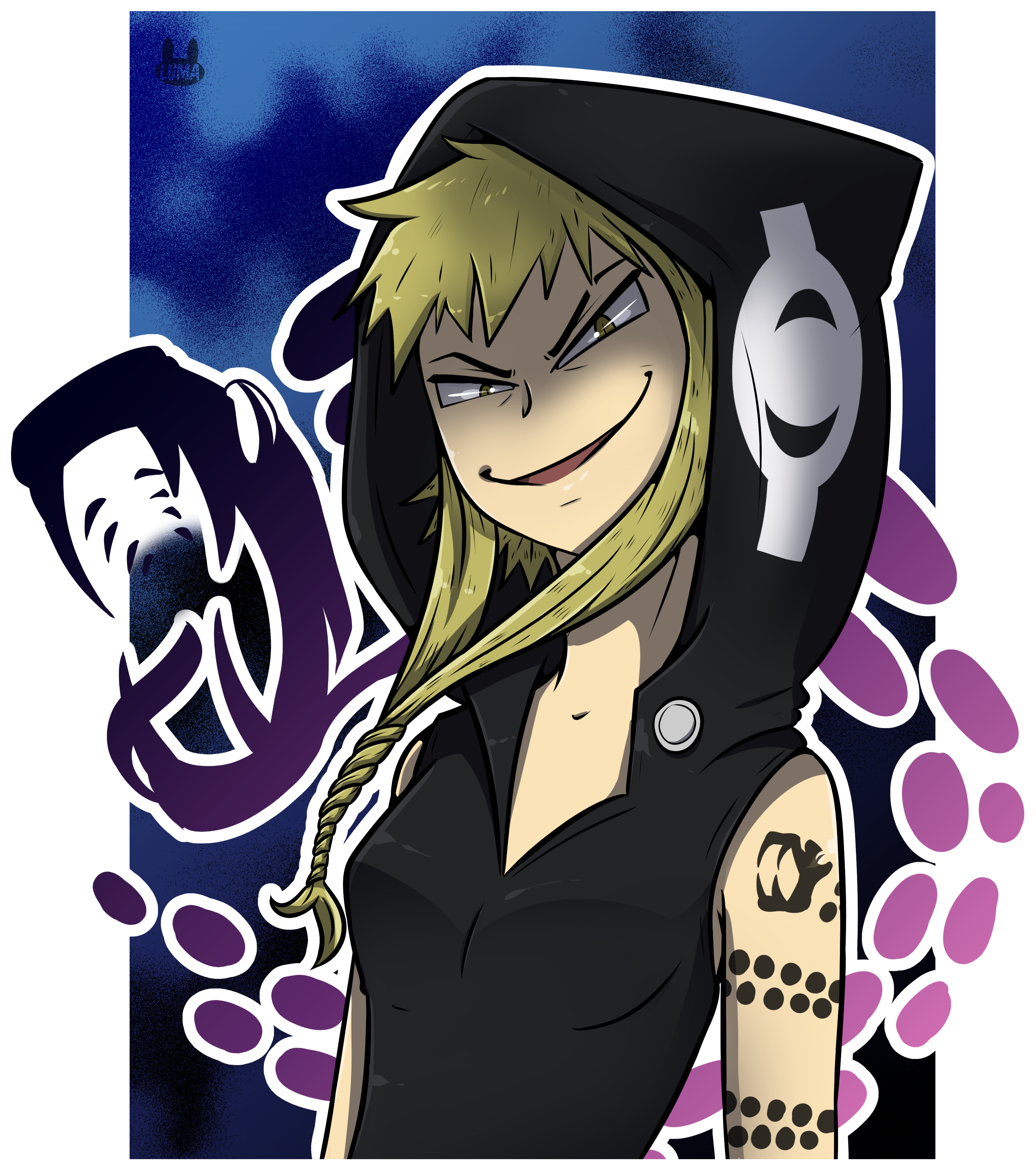 Medusa - Commission - Cartoon (3869x4357), Png Download