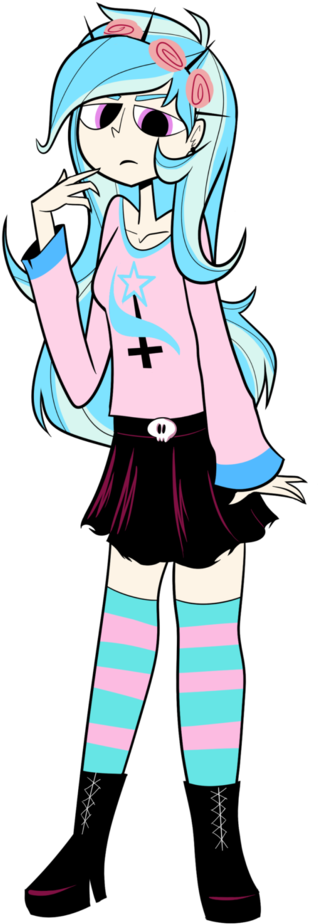 Roastedstix, Clothes, Female, Human, Humanized, Pastel - Cartoon (570x1024), Png Download
