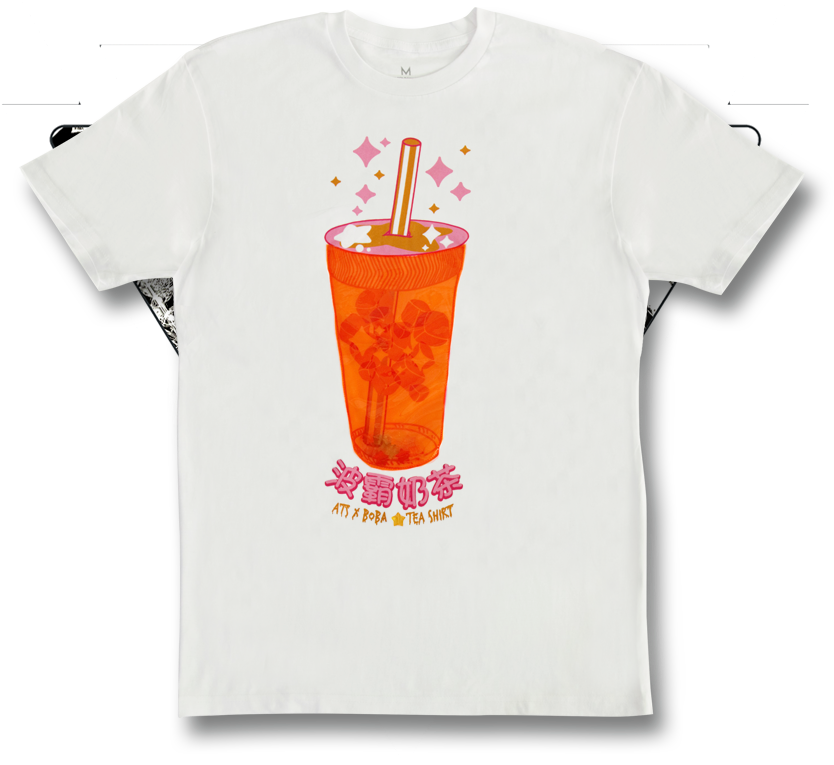 Last Chance ▿ Citrus Boba Tee - Iced Tea (890x890), Png Download