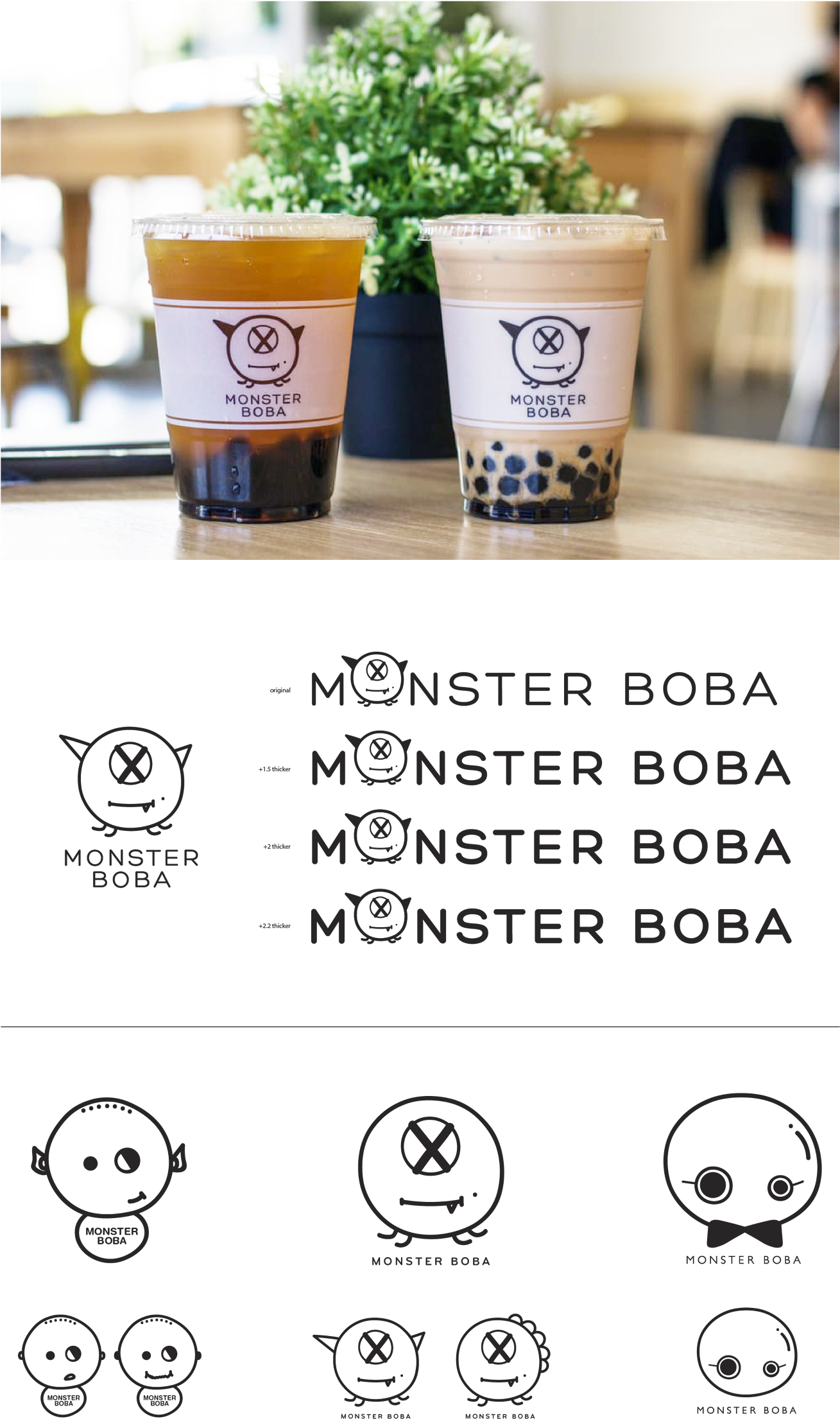 Monster Boba - Michelle Chu - " - Frappé Coffee (1600x2310), Png Download