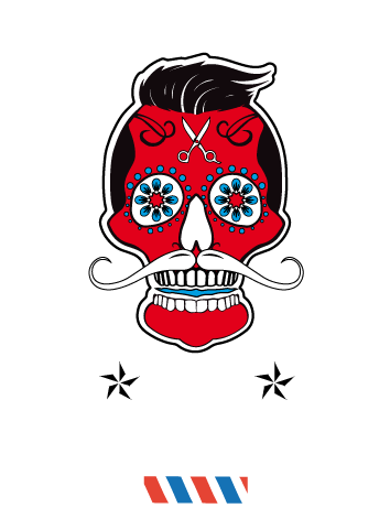 Red Skull Barber Shop - Illustration (842x595), Png Download