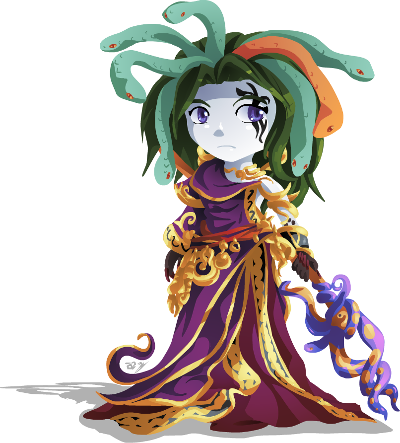 Medusa Clipart Animated - Medusa Kid Icarus Uprising (806x892), Png Download