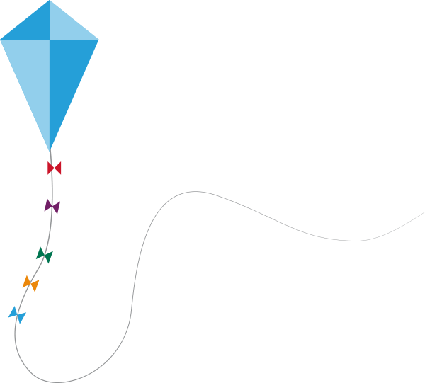 Donate - Blue Kite (600x541), Png Download