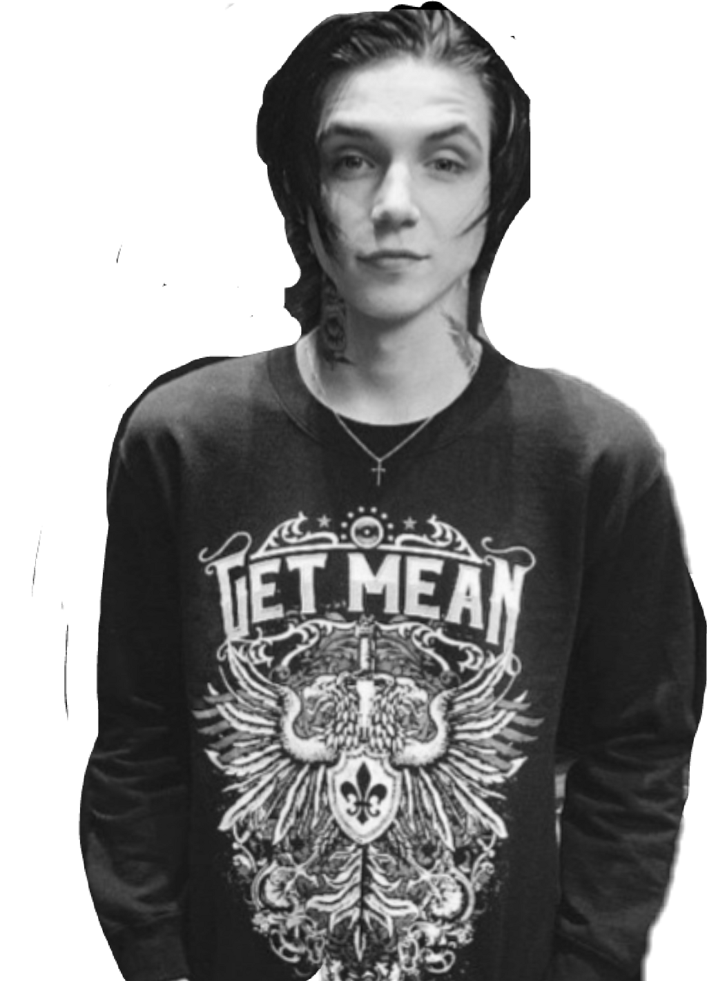 Report Abuse - Andy Biersack Black Aesthetic (1024x1422), Png Download
