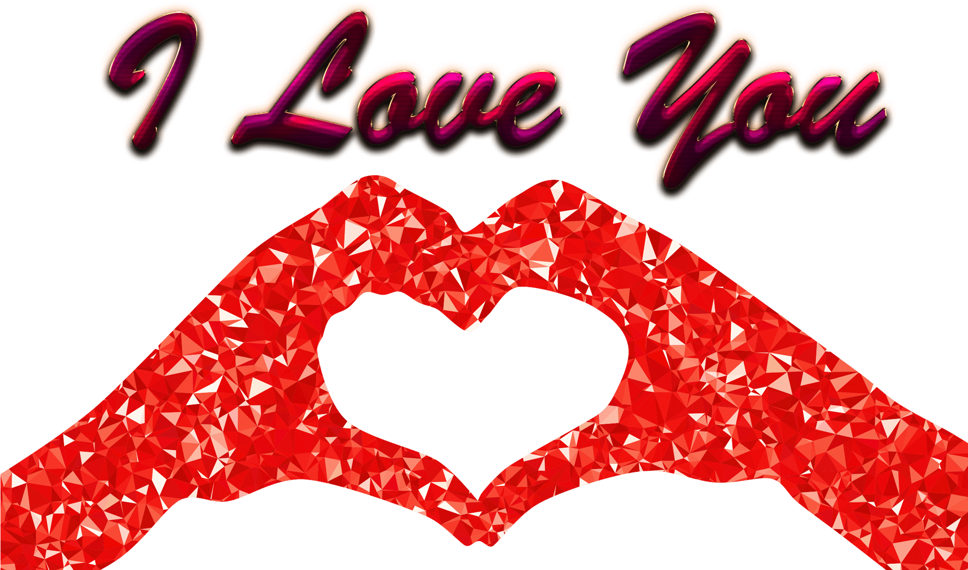 I Love You Png Images - Background Heart Images Hd (1920x1200), Png Download
