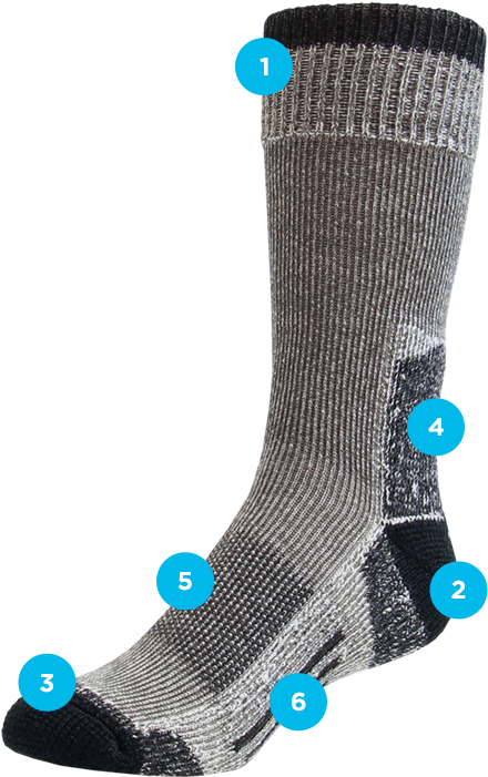 Site As It Is In Your Hiking Boots On A Trail - Sock (800x800), Png Download