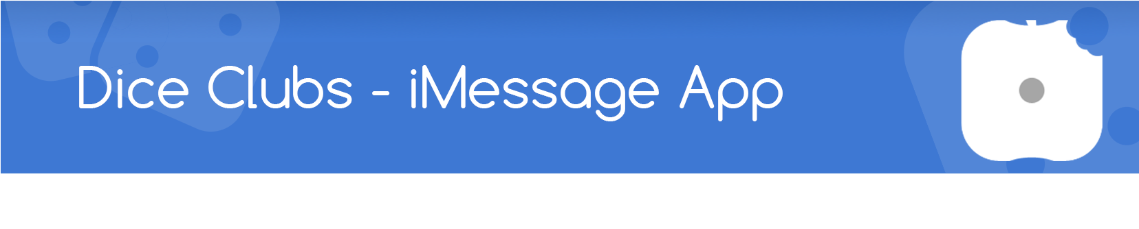 Does Dice Clubs Have Stickers - Graphic Design (1655x400), Png Download