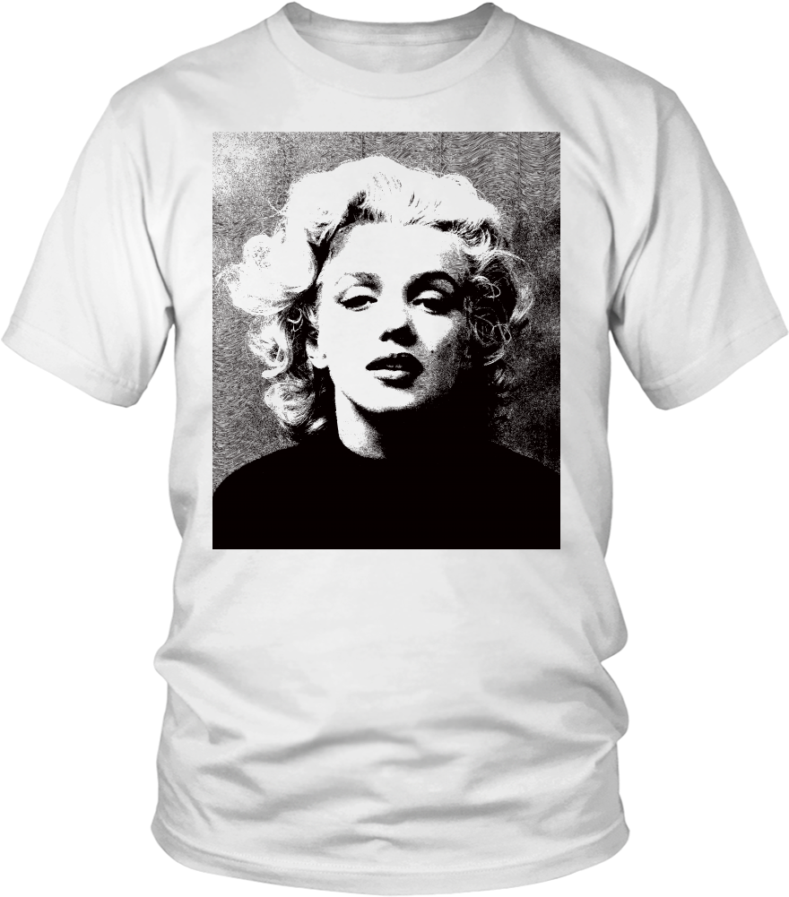 Marilyn Monroe Portrait T-shirt - Shirt (1000x1000), Png Download