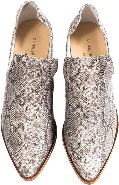 Chinese Laundry Focus Snakeskin Cut Out Bootie At South - Ballet Flat (1200x800), Png Download