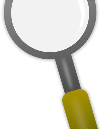 Realistic Magnifying Glass Clip Art Transparent Background - Magnifying Glass Clip Arts (800x445), Png Download