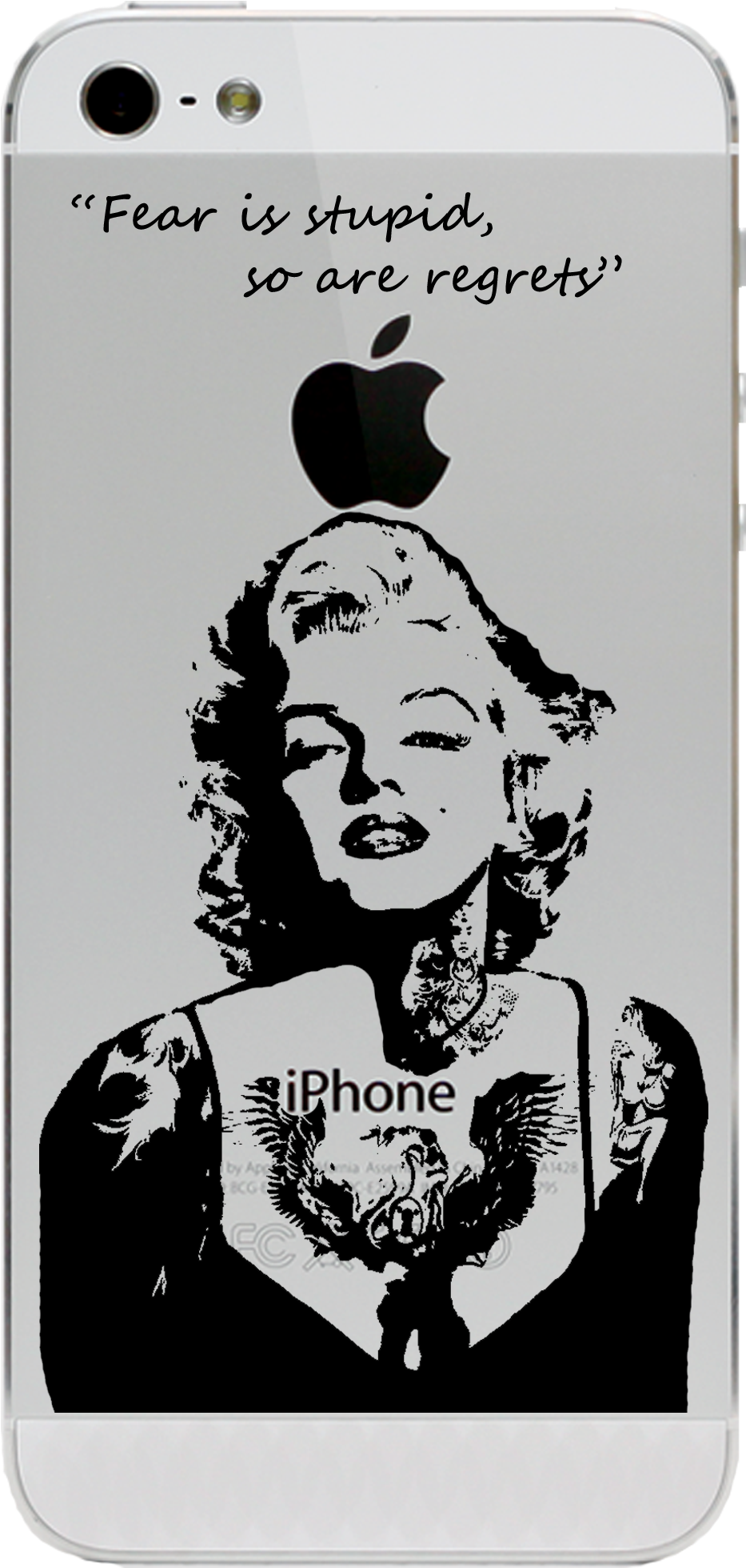 Marilyn Monroe G Little Sticker Coming Soon, Follow - Positive Negative Space Portrait (1100x2100), Png Download