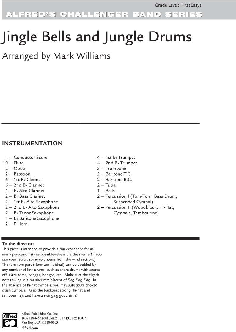 Jingle Bells And Jungle Drums Thumbnail Jingle Bells - Jingle Bells And Jungle Drums Clarinet (864x1152), Png Download