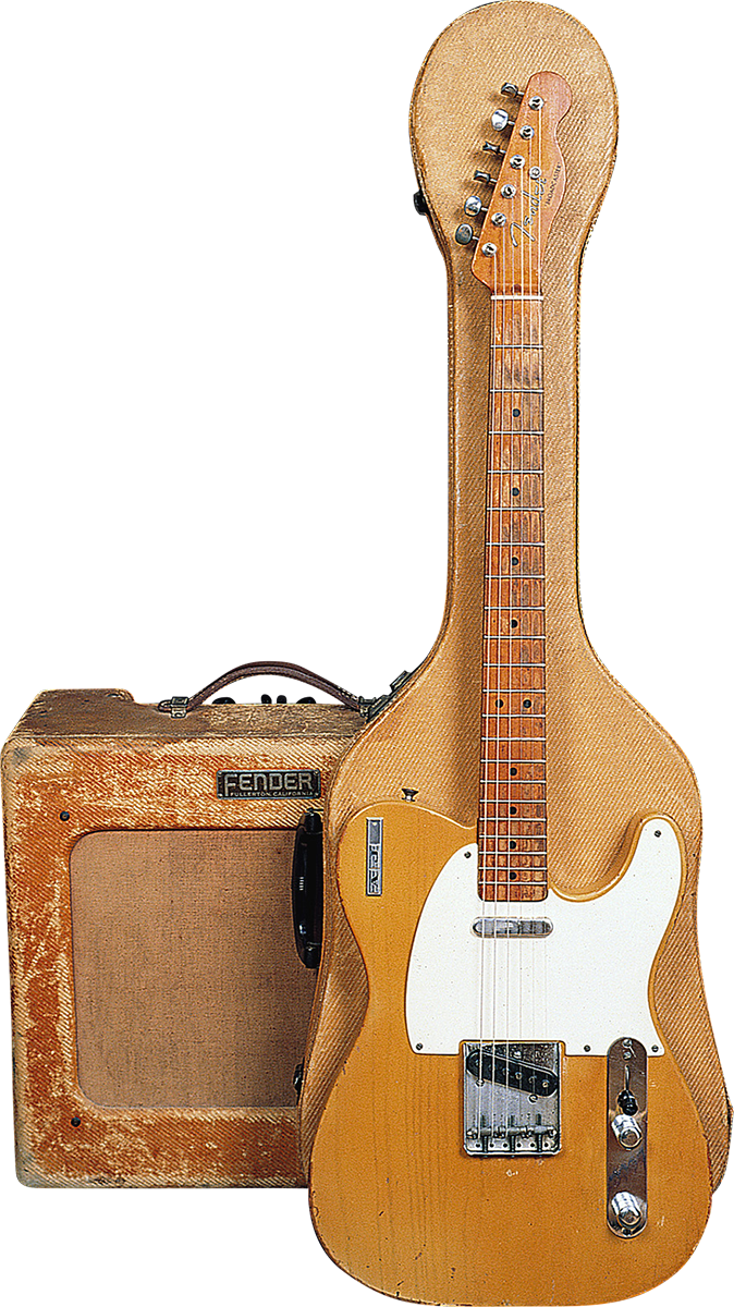 Click To Enlarge - Fender Broadcaster 1950 (674x1200), Png Download