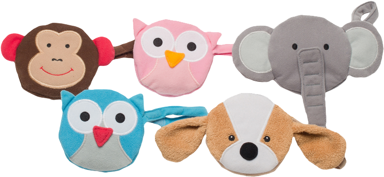 Pacifier Pal Pacifier Pocket And Toy - Cartoon (800x800), Png Download