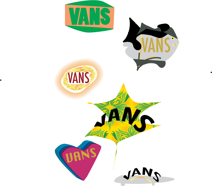 Vans Logo Gerystyled (872x766), Png Download