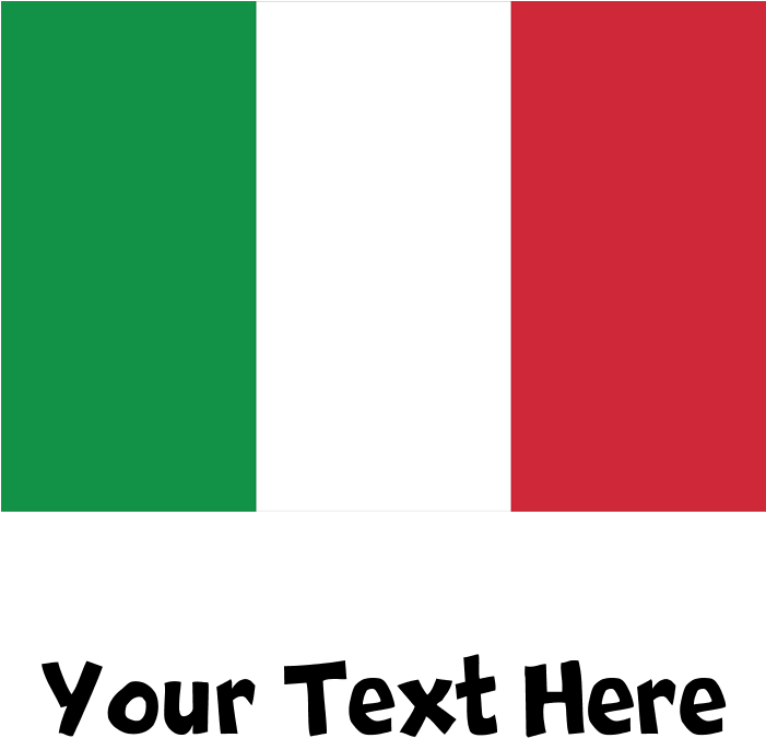 Italian Flag Shot Glass - Flag (700x700), Png Download