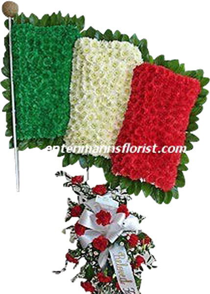 Italian Flag - Crochet (600x600), Png Download