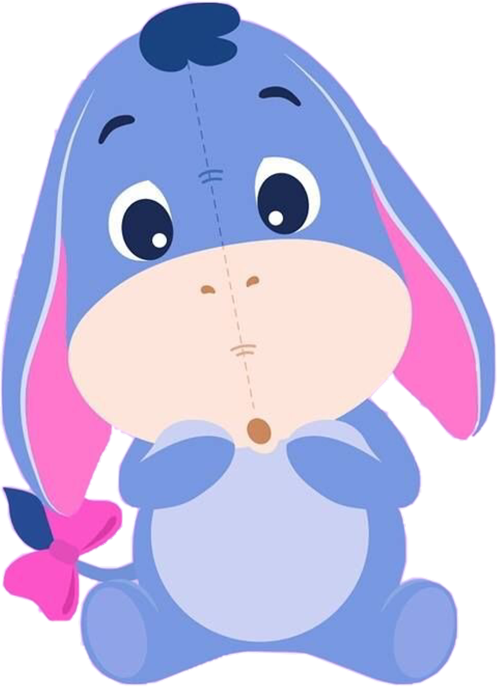 Eeyore Sticker - Fondos De Pantalla De Winnie Pooh (1024x1415), Png Download