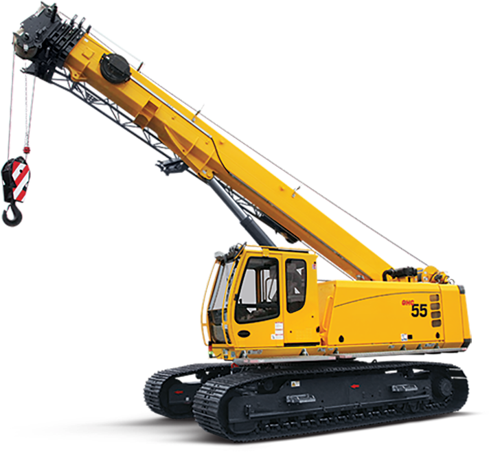 Crane Crawler - 15 Ton Crawler Crane (1000x702), Png Download