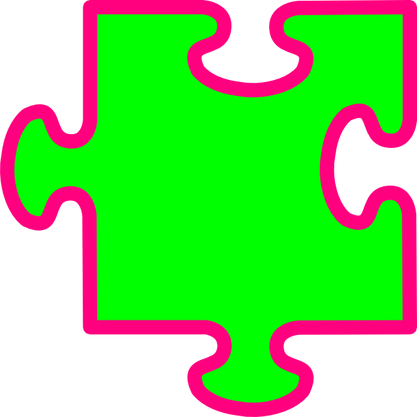 Puzzle Pieces Clip Art - Puzzle Piece Clip Art (600x600), Png Download