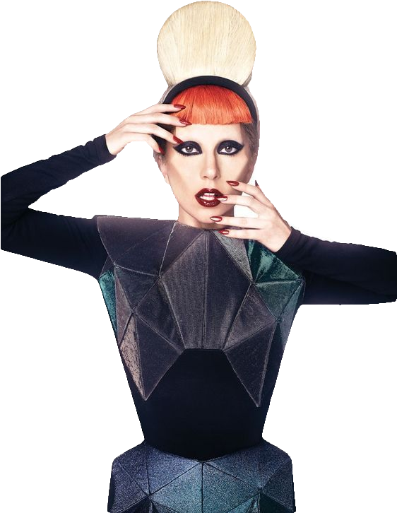 Lady Gaga Pop Music Stars Music Stars Png Psd Transparent - Lady Gaga Magazine Cover 2011 (564x746), Png Download