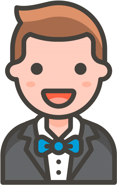 Man In Tuxedo Emoji - Singer Icon Png (866x650), Png Download