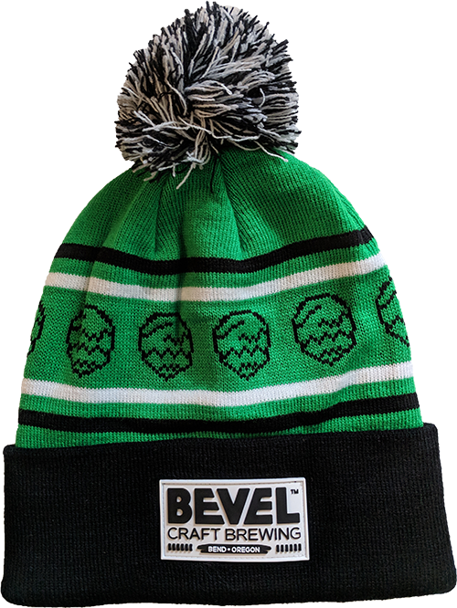 Bevel Pom Pom Beanie - Beanie (500x666), Png Download