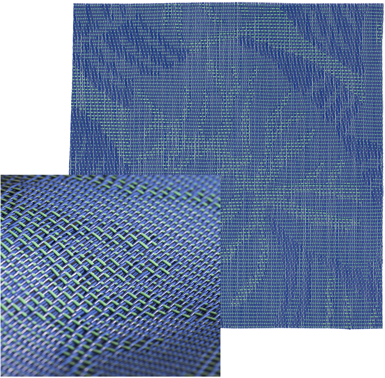 Twitchell Blue And Green Fabric Sample - Mesh (789x800), Png Download