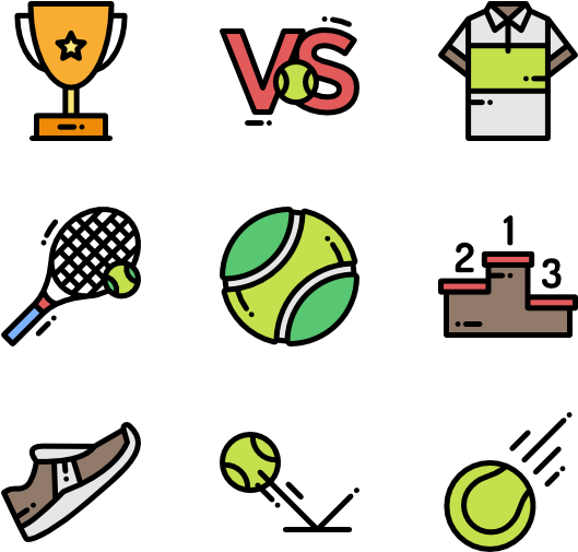 Tennis (600x564), Png Download