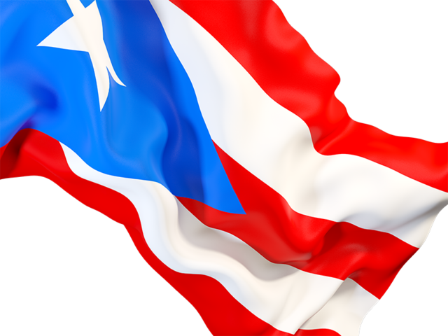 Puerto Rico Flag Waving Png (640x480), Png Download