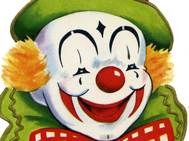 Joker Clipart Smiley Face - Happy Birthday Clown Card (640x480), Png Download