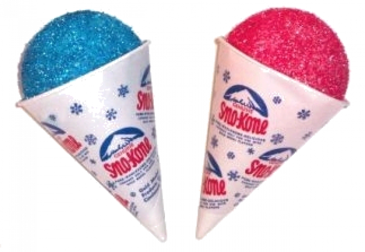 50 Additional Snow Cone Servings - Blue Snow Cone Clip Art (750x517), Png Download