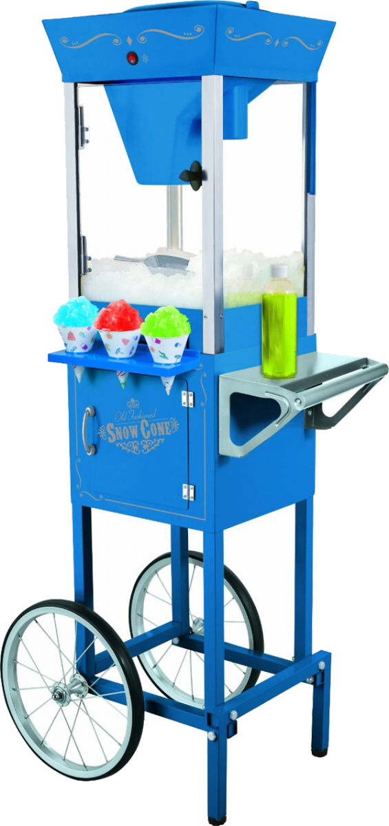 1 10lb Bag Of Ice Will Make Approximately 20 Snow Cones - Blue Snow Cone Machine (565x1200), Png Download