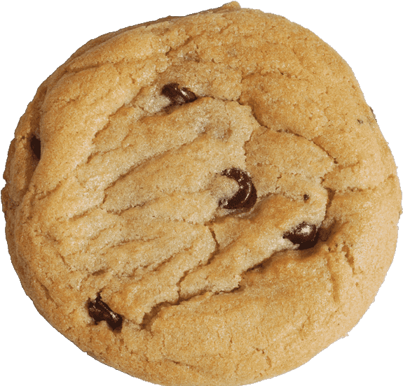 Chocolate Chip Cookie (579x604), Png Download