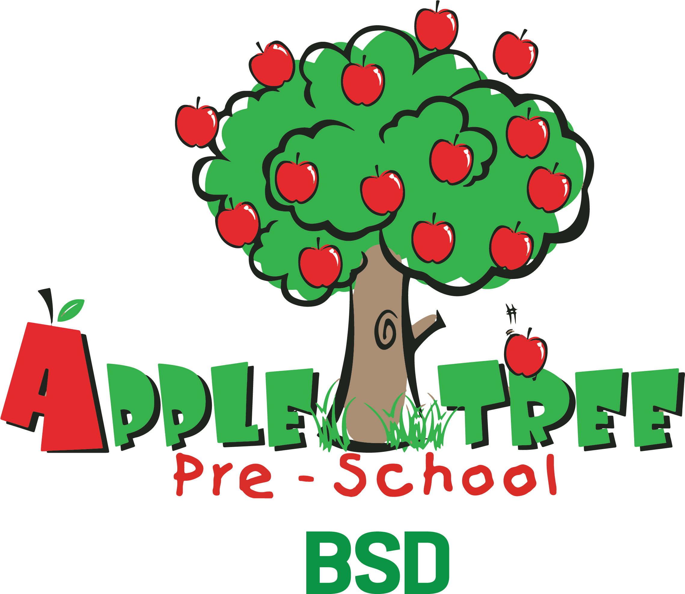 Apple Tree Pre-school Bsd - Apple Tree Pre School (2480x2263), Png Download