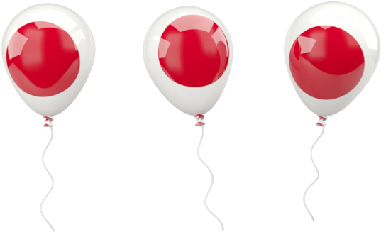Illustration Of Flag Of Japan - Japan Balloon (640x480), Png Download