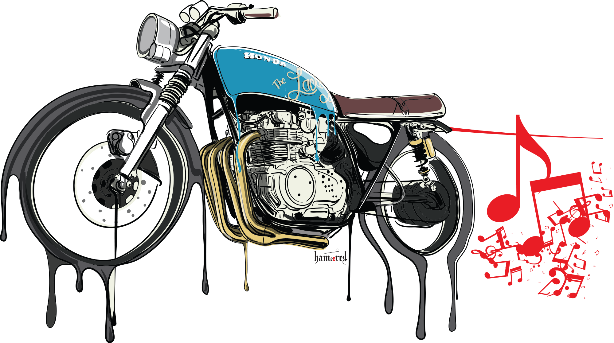 Music Poster Bike Only - Motorcycle Live Music Logo (1999x1117), Png Download