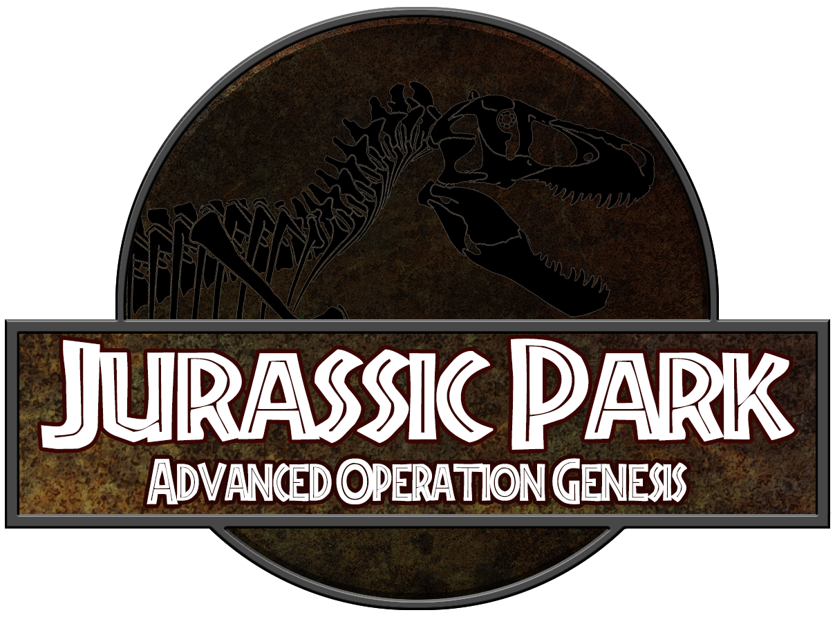 Advanced Operation Genesis Mod - Jurassic Park (1208x893), Png Download