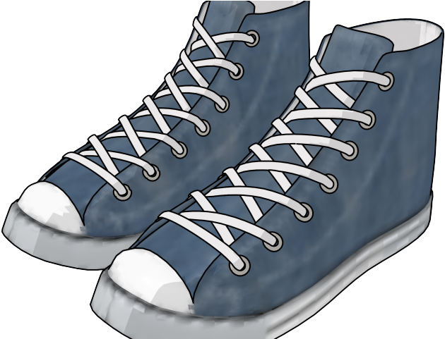 Converse Clipart Converse All Star - Shoes Clipart Png (640x480), Png Download