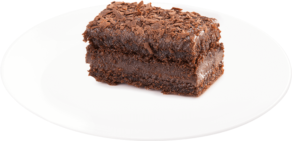 Chocolate Velvet Slice - Chocolate Cake (1000x495), Png Download