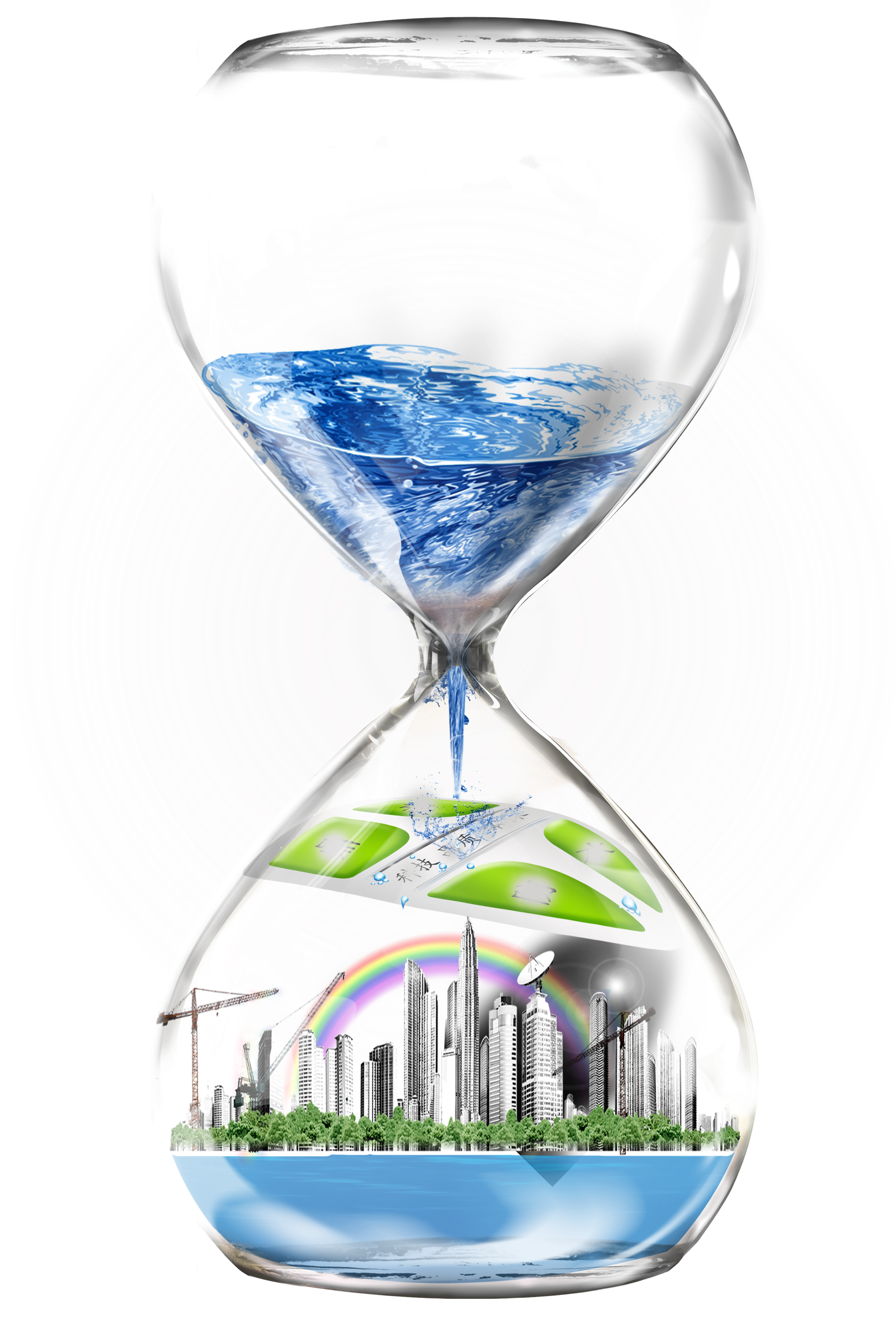 Hourglass (3197x4961), Png Download
